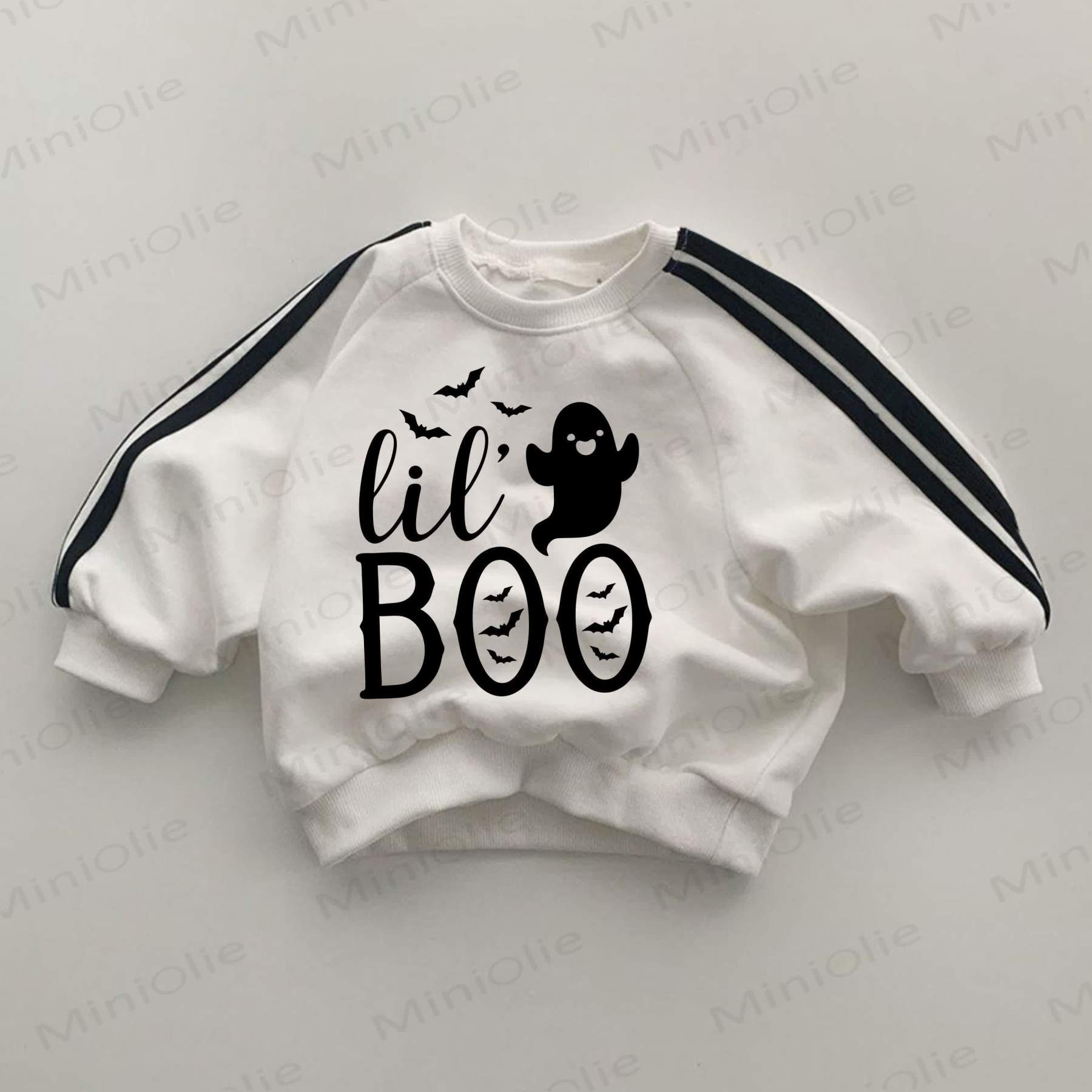 LIL' BOO Baby White Sweatshirt - White - 2-3T - image 1