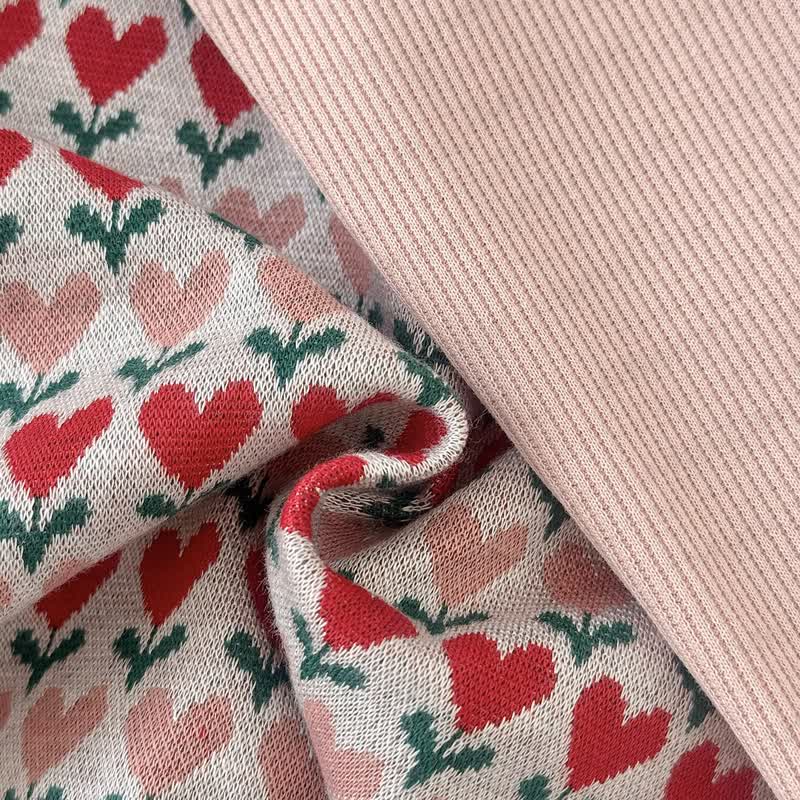 Baby Toddler Pink Heart Peter Pan Cardigan and Flare Pants 2-piece Set - image 7