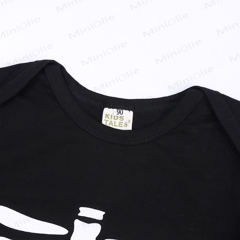 Baby Halloween Bat Wing Black Cotton Romper and Hat - image 6
