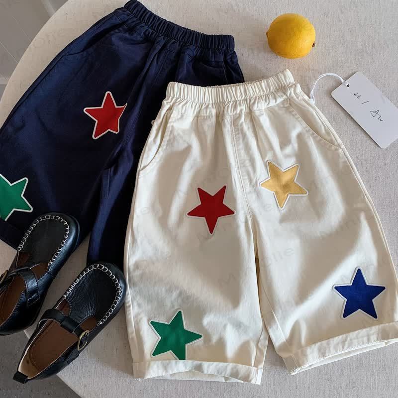 Toddler Color Star Patch Relaxed Fit Pants - image 1