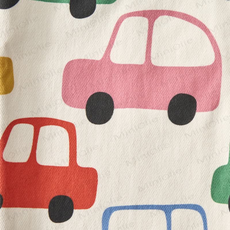 Baby Toddler Multicolor Cars White Pocket Overalls - image 6