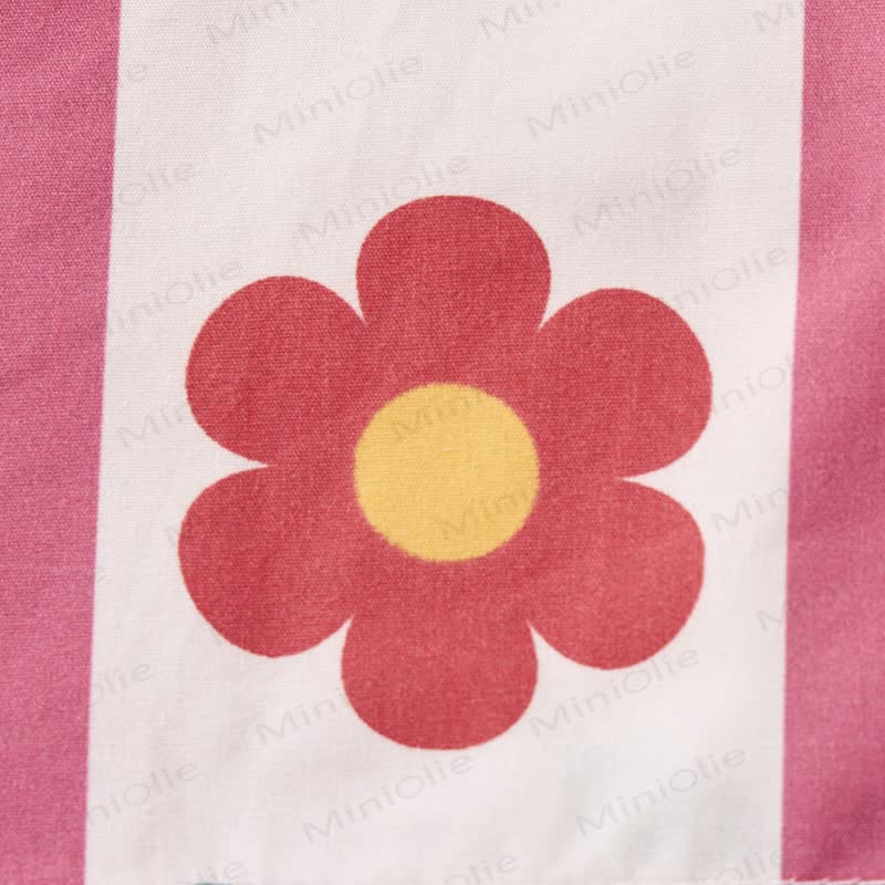 Baby Toddler Girls Pink Flower Print Sleeveless 2-piece Set - image 4
