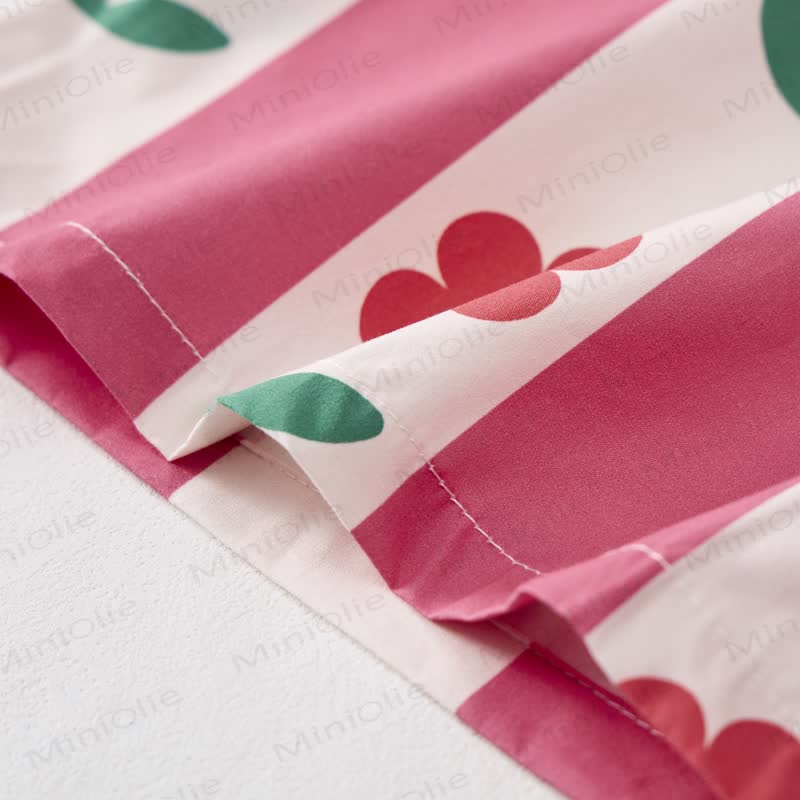 Baby Toddler Girls Pink Flower Print Sleeveless 2-piece Set - image 5
