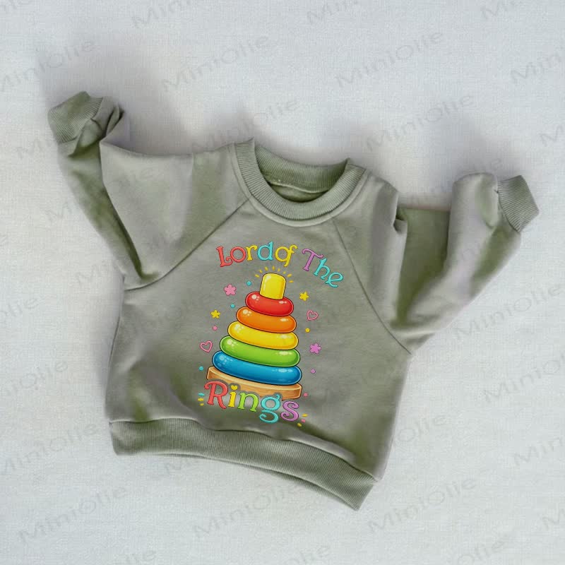 LORD OF THE RINGS Baby Toddler Grey Green Sweatshirt - Grey Green - 3-5T - image 1
