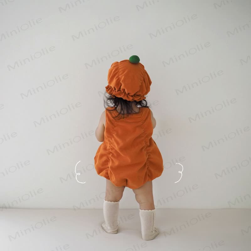 Baby Halloween Pumpkin Print Bodysuit or Solid Color Pants - image 5
