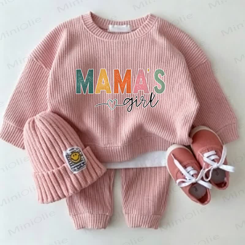 MAMA'S GIRL Baby Pink 2-Piece Set - Pink - 2-3T - image 1
