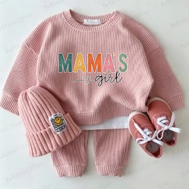 MAMA'S GIRL Baby Pink 2-Piece Set - Pink - 2-3T - image 1