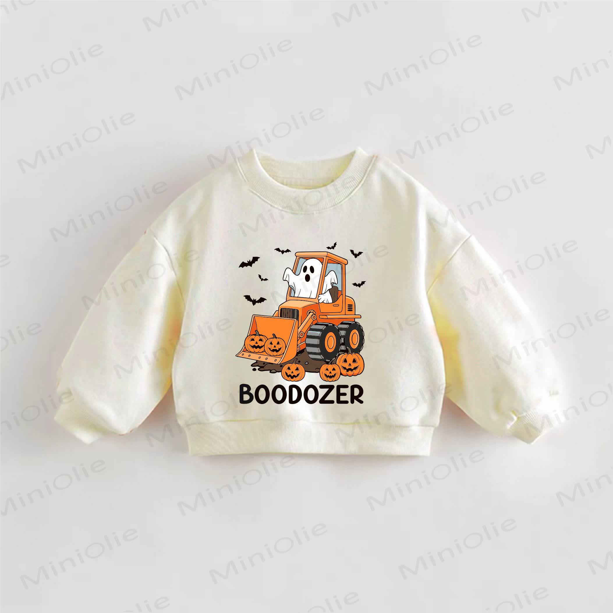 BOODOZER Baby Toddler Cream Sweatshirt - Cream - 3-5T - image 1