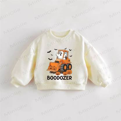 BOODOZER Baby Toddler Cream Sweatshirt - Cream - 3-5T - image 1