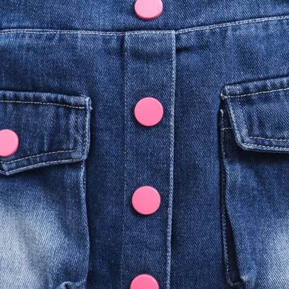 Toddler Girl Denim Jacket and Skirt 2-piece Set - image 8