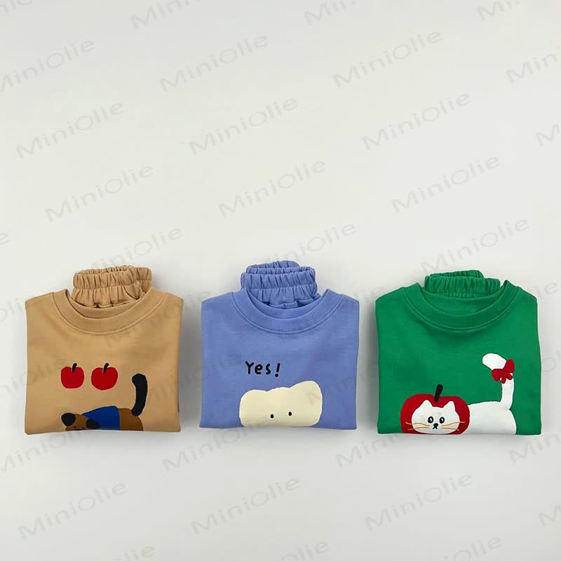 Toddler Aniaml Print Sweatshirt and Jogger 2-piece Set - image 8