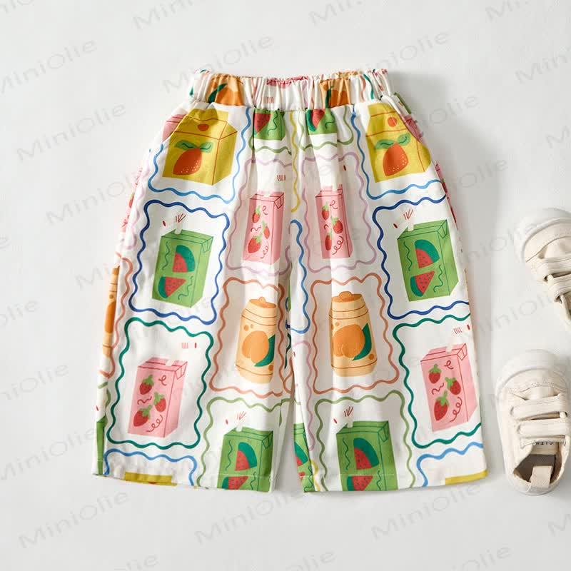 Baby Fruit Juice Print Pants - image 3