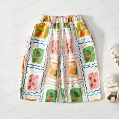 Baby Fruit Juice Print Pants - image 3