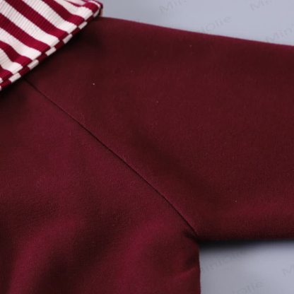 Toddler Striped Shawl Sweatshirt and Pants 2-piece Set - image 8