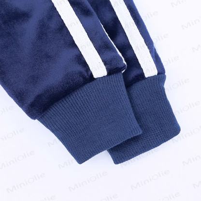 Toddler Velour Contrast Hoodie and Jogger 2-piece Set - image 26