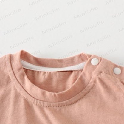Baby Pink Bunny Tee and Floral Pants 2-piece Set - image 4