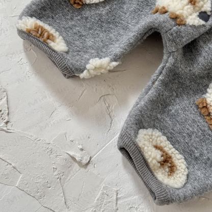 Baby Sherpa Sheep Hooded Romper - image 7