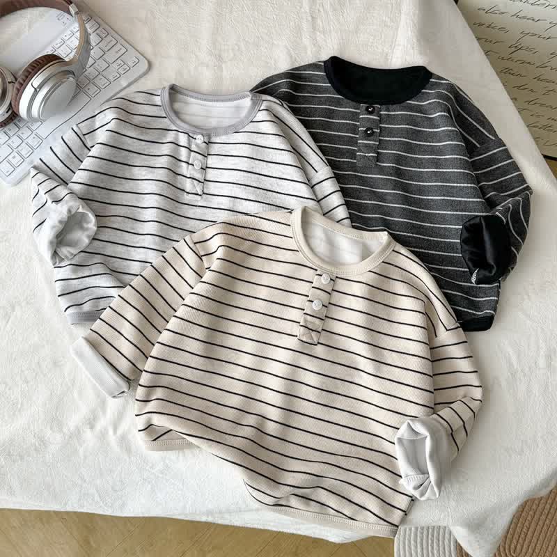 Toddler Stripe Pullover Top - image 1
