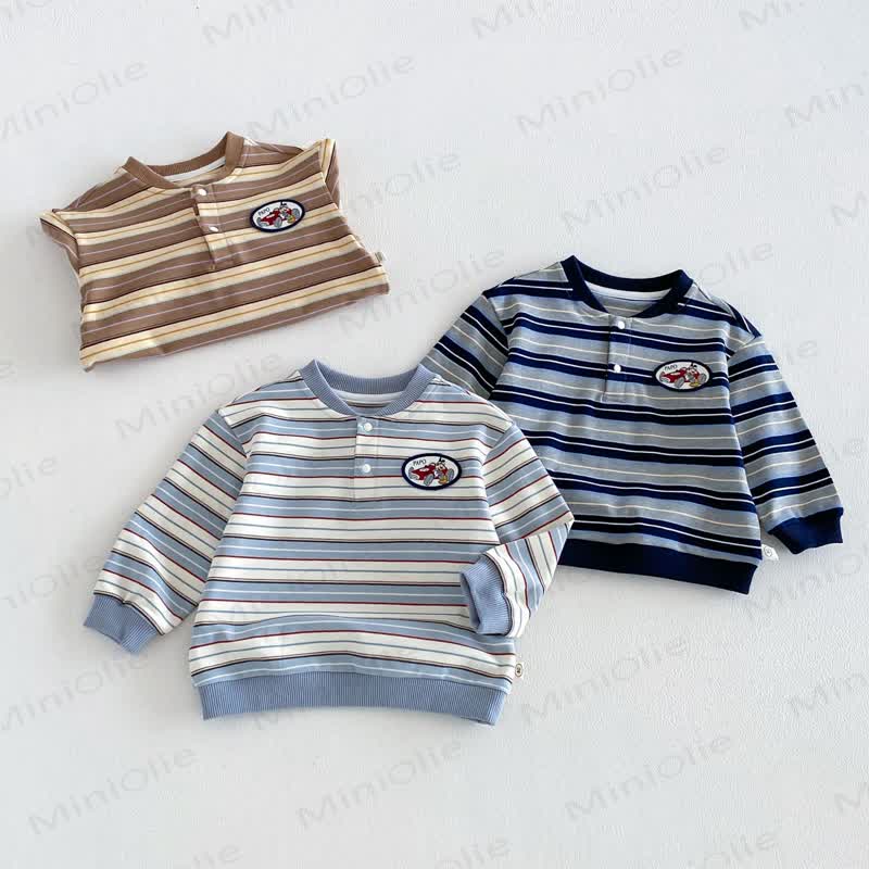 Toddler Patch Striped Sweatshirt - image 5