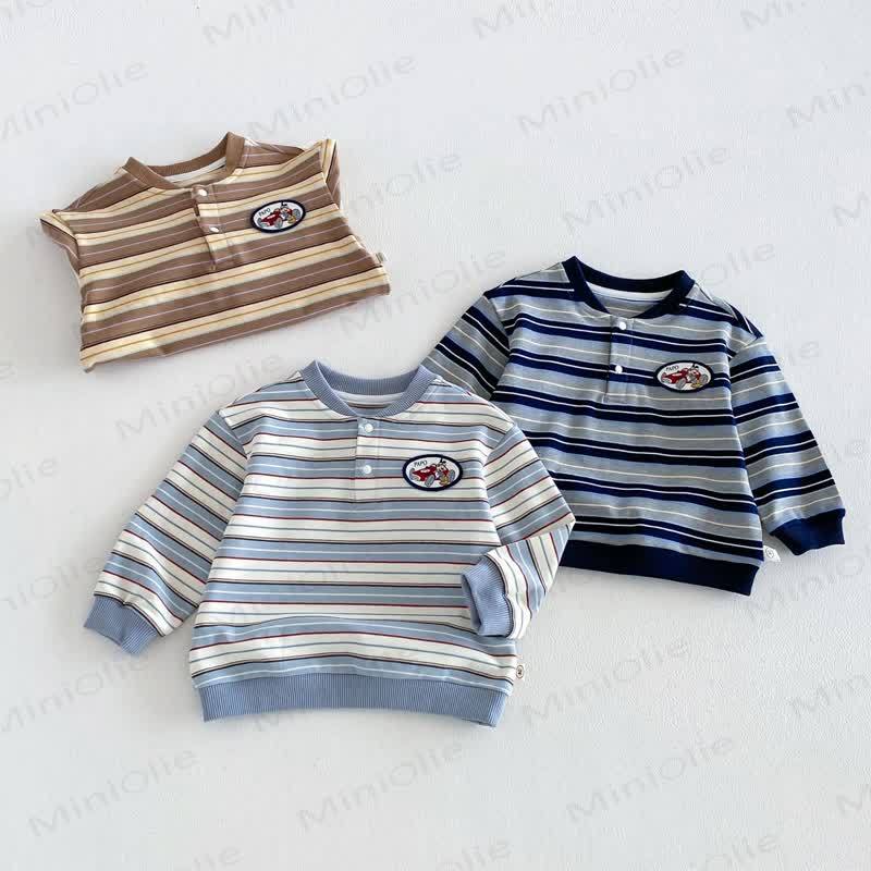 Toddler Patch Striped Sweatshirt - image 5