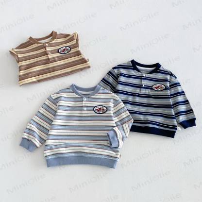 Toddler Patch Striped Sweatshirt - image 5