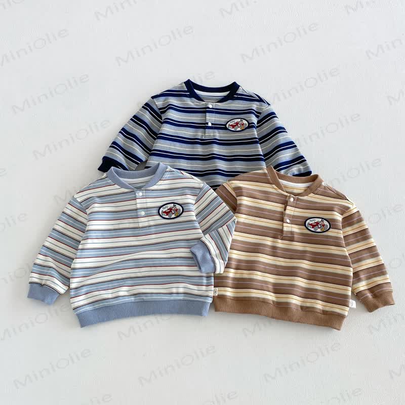 Toddler Patch Striped Sweatshirt - image 7