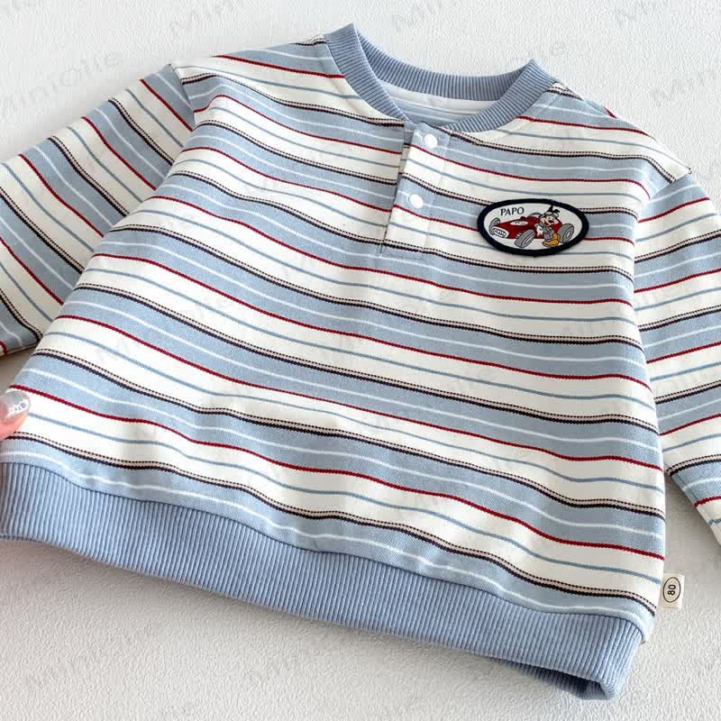 Toddler Patch Striped Sweatshirt - image 12