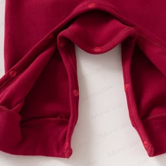 Baby Ruffle Bow Fake 2pcs Romper - image 15