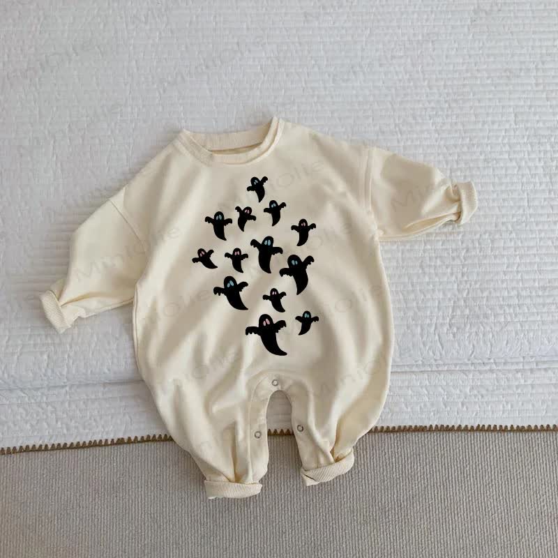 Baby Ghost Beige Romper - Beige - 2-3T - image 1