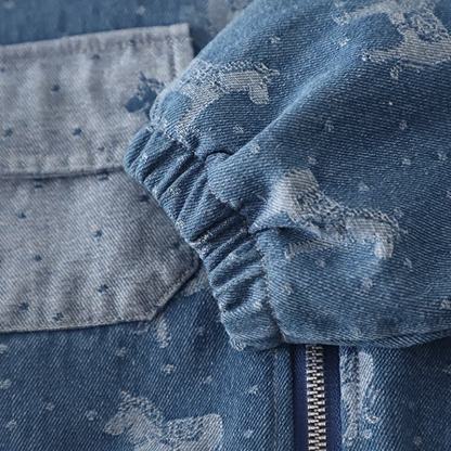 Toddler Baby Horse Denim Jacket and Pants 3-piece Set - image 7