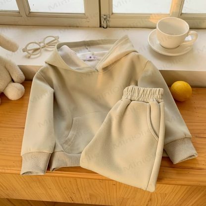 Toddler Girls Pullover Hoodie and Jogger 2-piece Set - Green - 10-11T - image 8