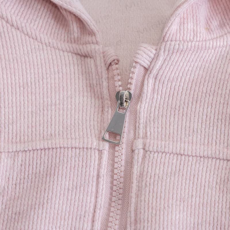 Toddler Girl Pink Bunny Ear Hoodie and Pants 2-piece Set - image 4
