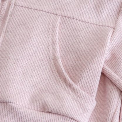 Toddler Girl Pink Bunny Ear Hoodie and Pants 2-piece Set - image 6
