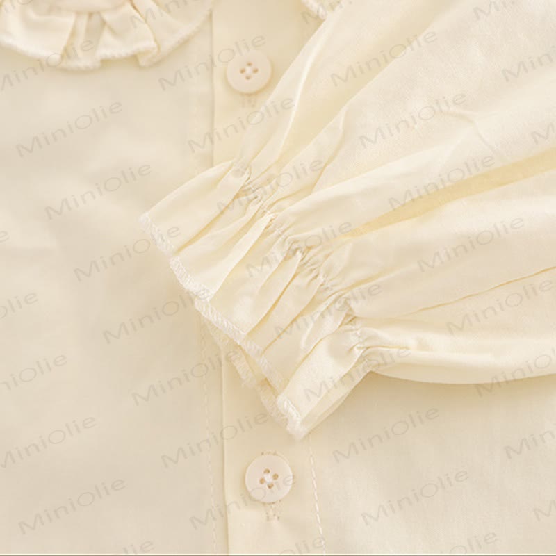 Baby Toddler Girls Carrot Ruffle Collar 3-piece Set - image 12