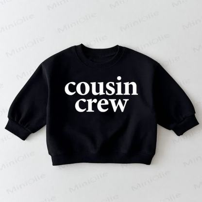 COUSIN CREW Baby Toddler Black Sweatshirt - Black - 3-5T - image 1
