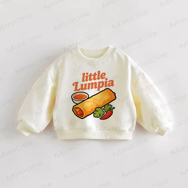 LITTLE LUMPIA Baby Toddler Cream Sweatshirt - Cream - 3-5T - image 1