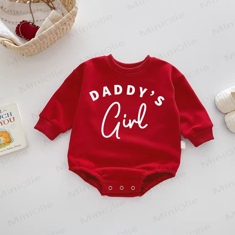 DADDY'S GIRL Baby Red Bodysuit - Red - 18-24M - image 1