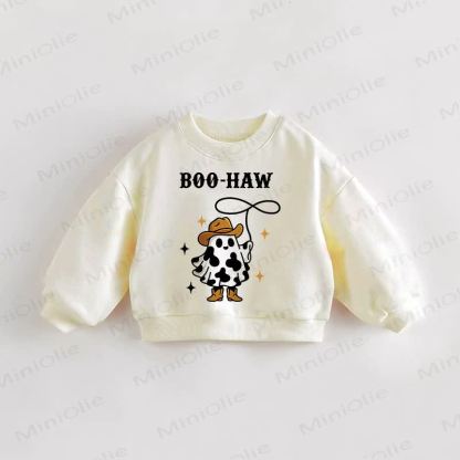 BOO‑HAW Baby Toddler Cream Sweatshirt - Cream - 3-5T - image 1