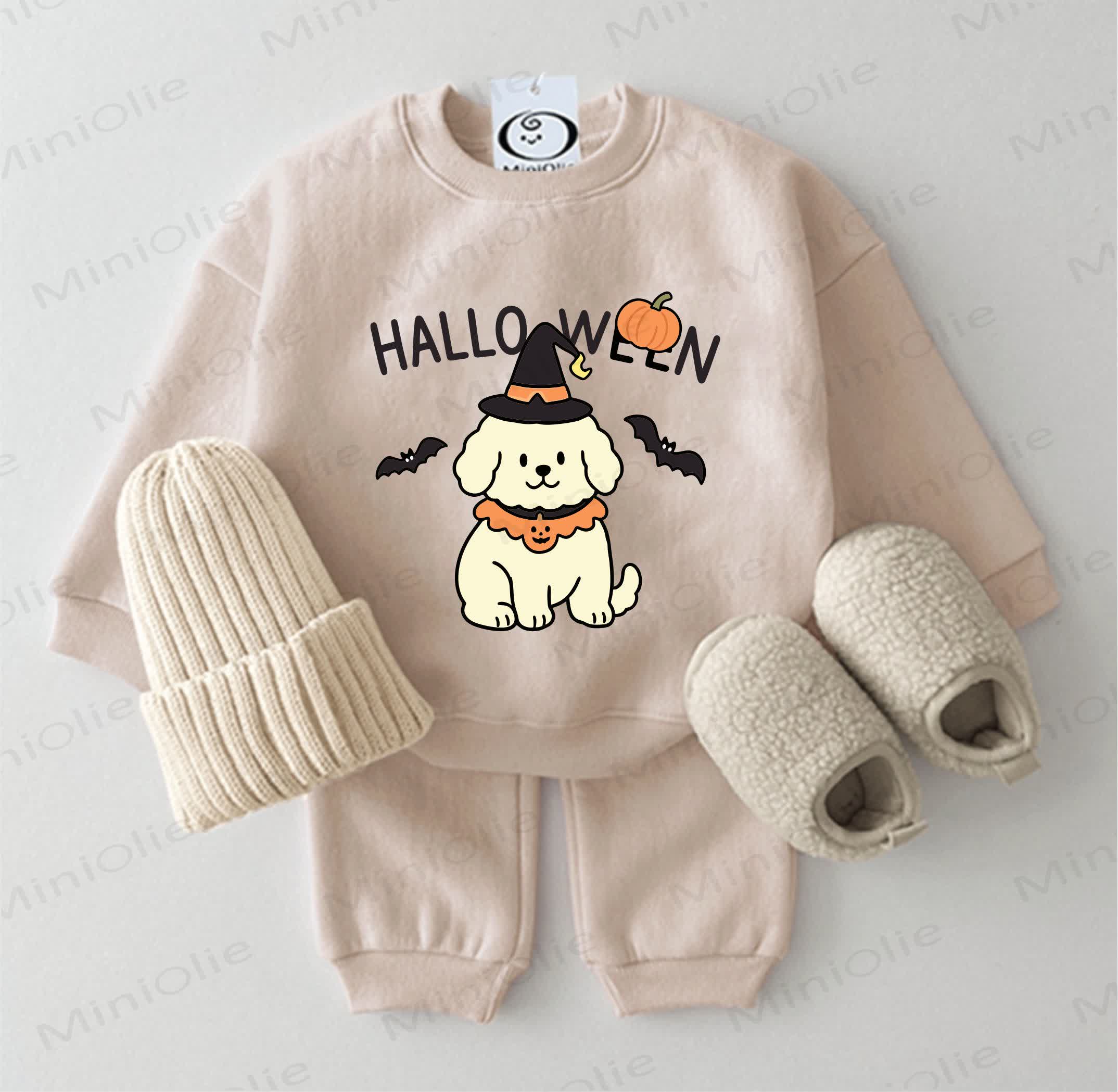 HALLOWEEN Baby 2-piece Beige Set - Beige - 2-3T - image 1
