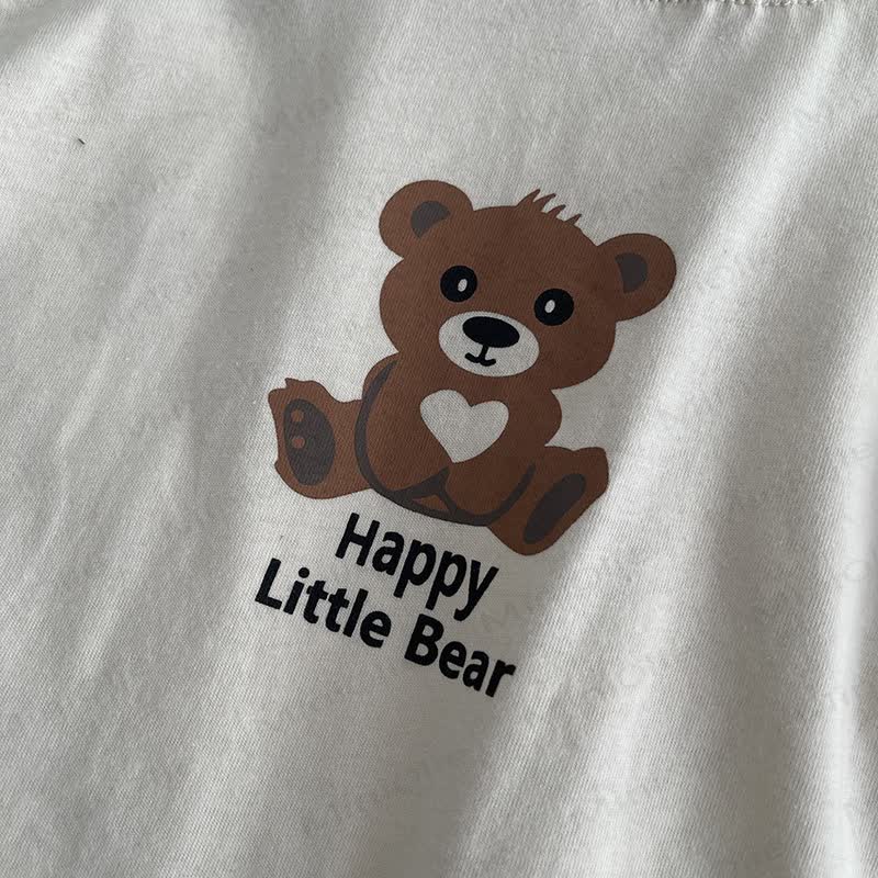 Toddler Baby Bear Patch Collared Jacket and Pants 3-piece Set - image 11
