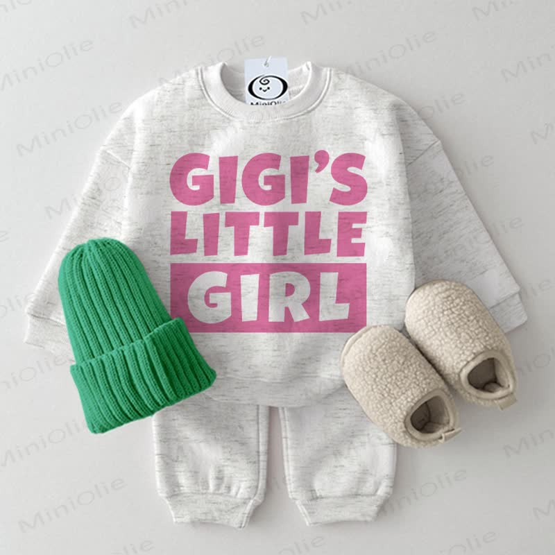 GIGI'S LITTLE GIRL Baby 2-piece Light Grey Set - Light Grey - 2-3T - image 1