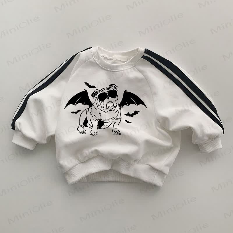 Baby Halloween Dog White Sweatshirt - White - 2-3T - image 1
