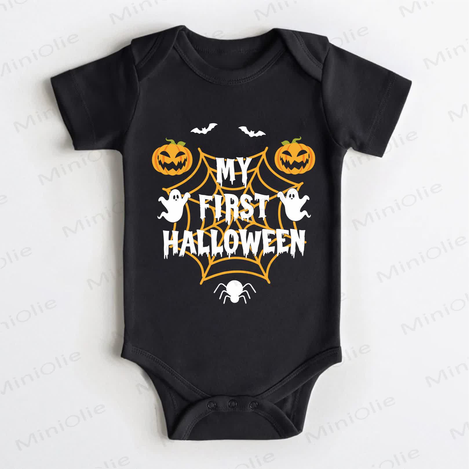 MY FIRST HALLOWEEN Baby Black Bodysuit - Black - 18-24M - image 1