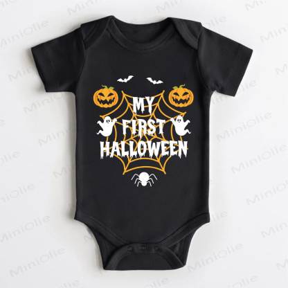 MY FIRST HALLOWEEN Baby Black Bodysuit - Black - 18-24M - image 1