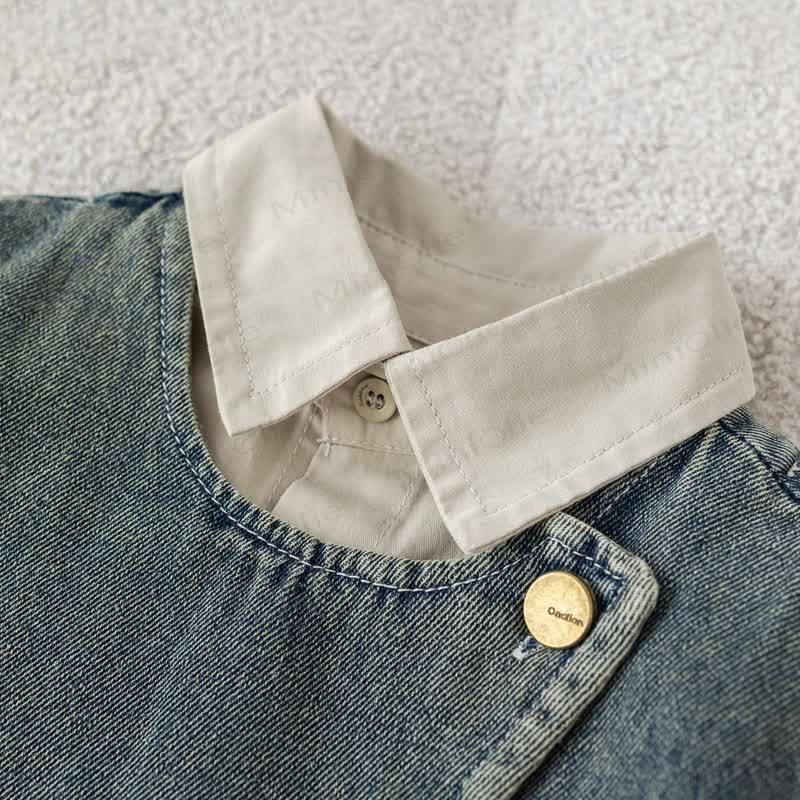 Baby Toddler Puppy Charm Denim 3-piece Set - image 4