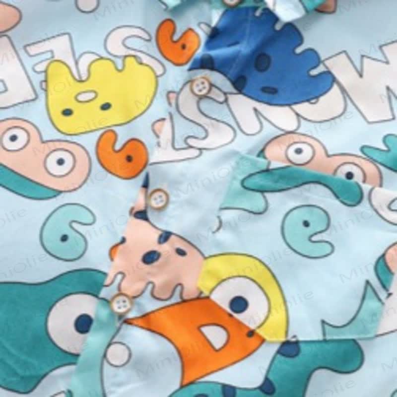 HAPPY Toddler Dino Print Shirt and Pants 2-piece Set - image 6