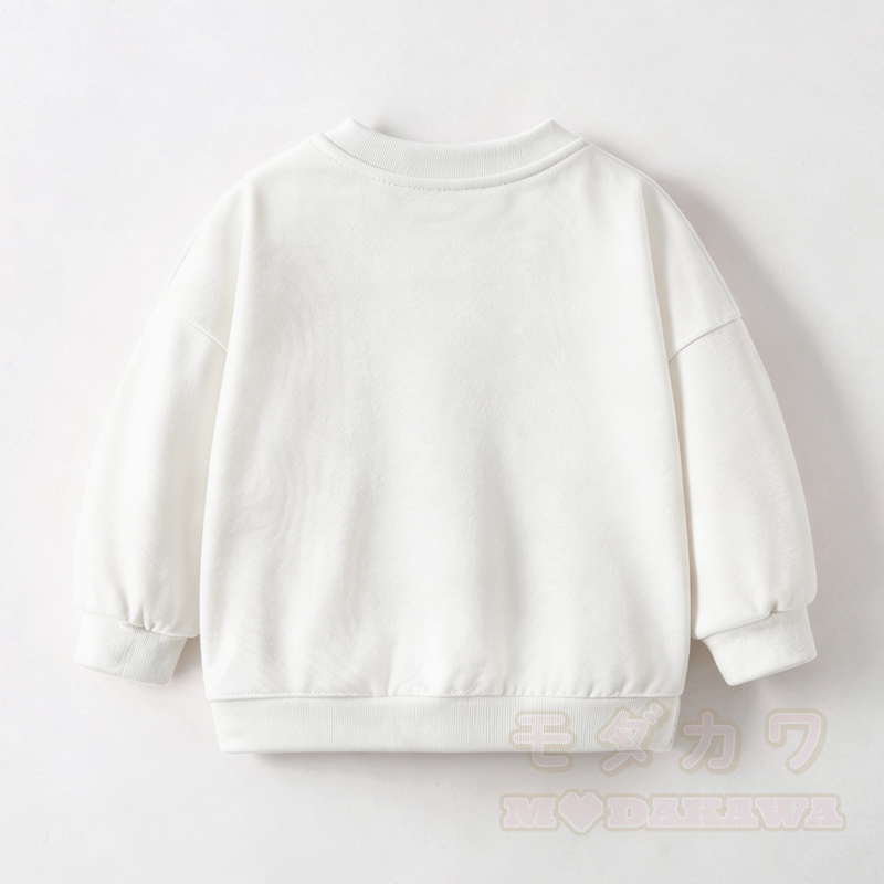 Baby Toddler Pumpkin Print White Sweatshirt - image 4
