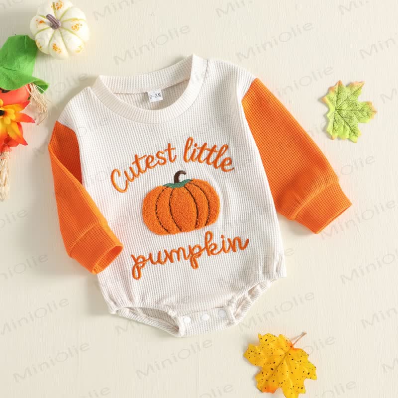 CUTEST PUMPKIN Baby Waffle Bodysuit - image 7