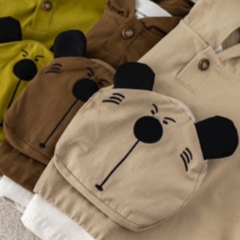 Baby Toddler Boy Bear Pocket Hooded 3-piece Set - image 5