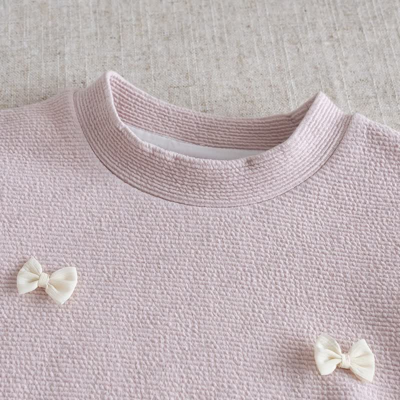 Baby Toddler Girl Pink Blush Lace Top and Pants 2-piece Set - image 3